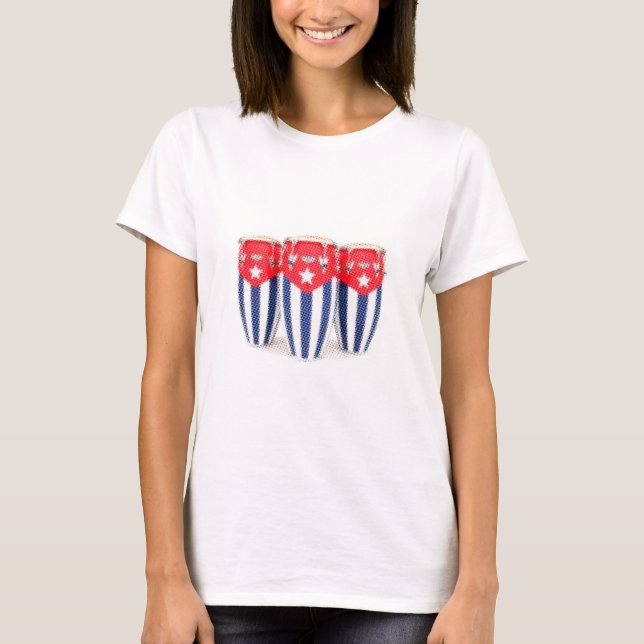 Camiseta Congas cubanos (Anverso)