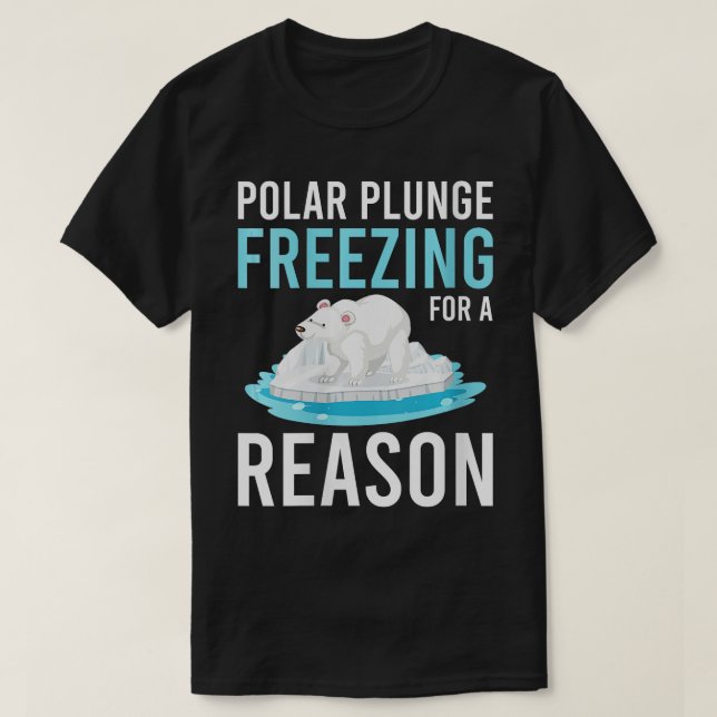 Camiseta Congelación De La Caída Polar Por Una Razón VNeck (Diseño del anverso)