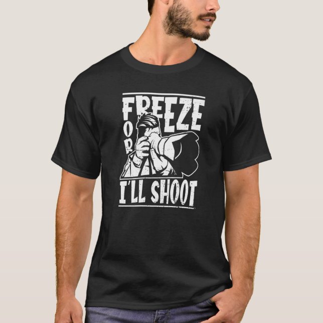 Camiseta Congelación o voy a fotografiar fotos de camarógra (Anverso)