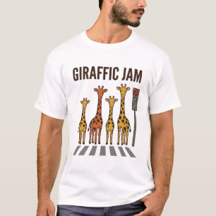 Camiseta Congestión Giraffic Paso de Jirafa Divertido Vecto
