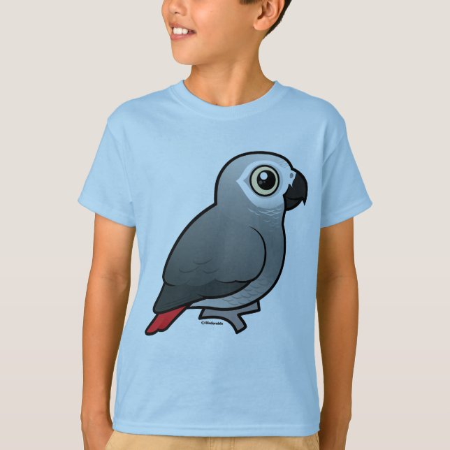 Camiseta Congo African Grey (Anverso)