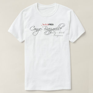 Camiseta Congo-Brazzaville lisa - luz