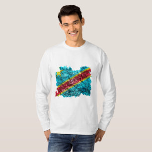 Camiseta Congo (Kinshasa) Bandera Vintage