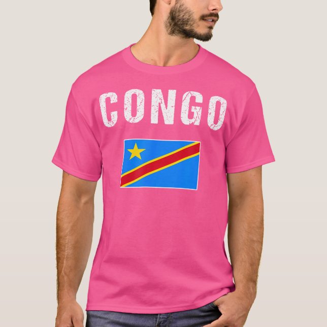 Camiseta Congo Tshirt Gift República Democrática del Congo  (Anverso)