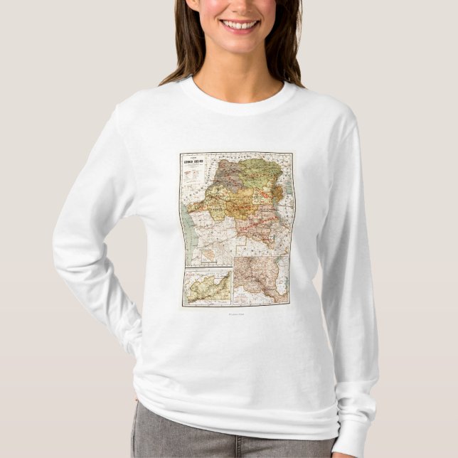 Camiseta CongoPanoramic MapCongo (Anverso)