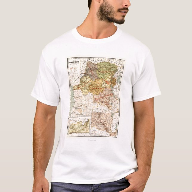 Camiseta CongoPanoramic MapCongo (Anverso)