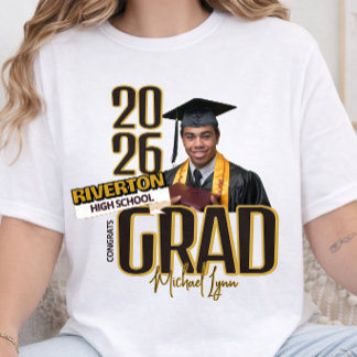 Camiseta Congratulations Grad Class of 2028 Custom Photo