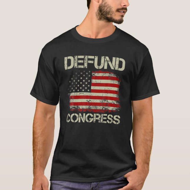 Camiseta Congreso de Defensa de la Bandera Estadounidense M (Anverso)