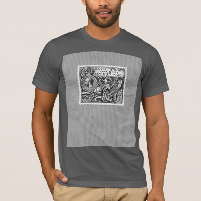 Camiseta Congreso postal 1929 de la unión sello de 1 libra (Anverso)