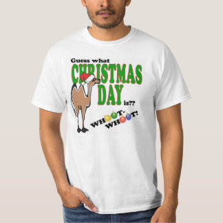 Camiseta ¿Conjetura es qué día de navidad??
