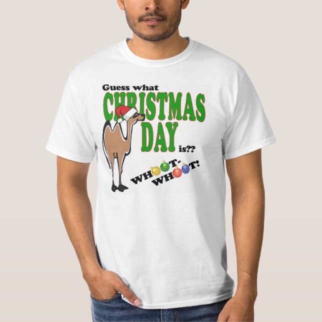 Camiseta ¿Conjetura es qué día de navidad?? (Anverso)