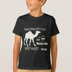 Camiseta ¿Conjetura qué día es? ¡Camello del día de ch