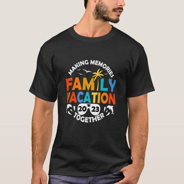 Camiseta Conjuntar Recuerdos en vacaciones familiares 2023 (Anverso)