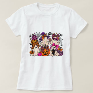 Camiseta Conjunto Cute Spooky Ghost Squad para Halloween co