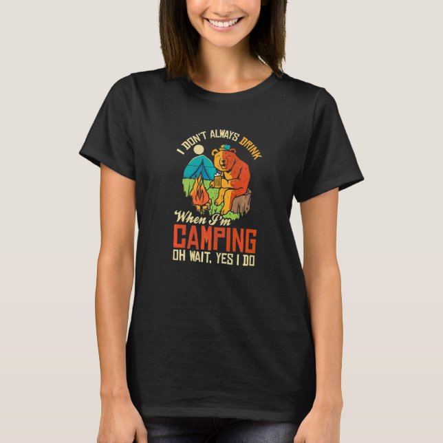 Camiseta Conjunto de campamento para hombres Ropa de campin (Anverso)