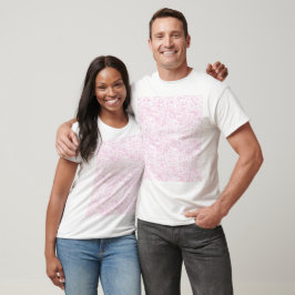Camiseta Conjunto de carpetas abstractas rosadas para ofici