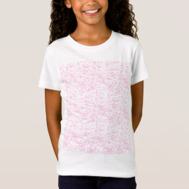 Camiseta Conjunto de carpetas abstractas rosadas para ofici