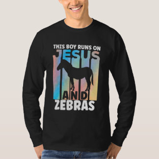 Camiseta Conjunto de cebra para niños amantes de las cebras