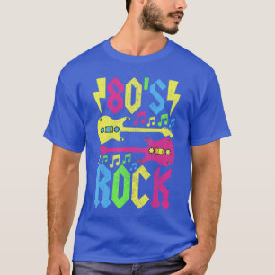 Camiseta Conjunto de concierto de rock de los 80 Moda de lo