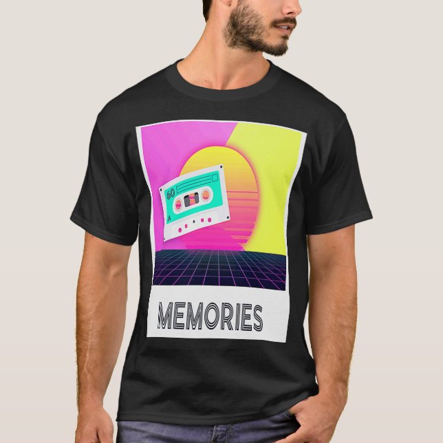 Camiseta Conjunto de fiesta de tema retro de los años 800 c (Anverso)