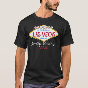 Camiseta Conjunto de grupos de vacaciones de la familia Las