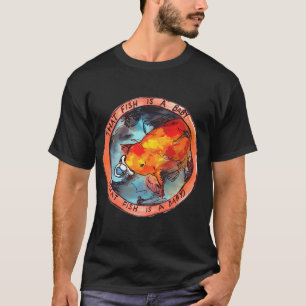 Camiseta Conjunto de hippie que ama la pesca