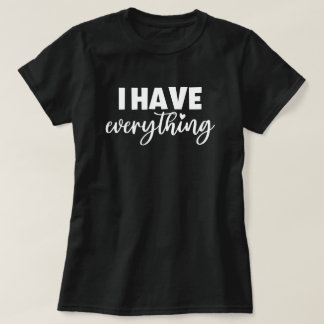 Camiseta Conjunto de Mama y Yo "Tengo Todo" Mamá Negro