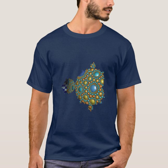 Camiseta Conjunto de mandelbrot completo Empaque de esfera  (Anverso)