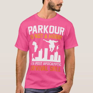 Camiseta Conjunto de Parkour Vintage Deporte de Parkour de 
