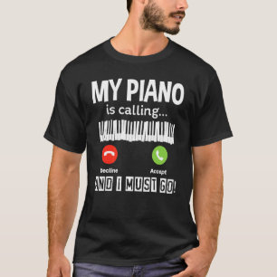 Camiseta Conjunto De Piano Para Un Pianista