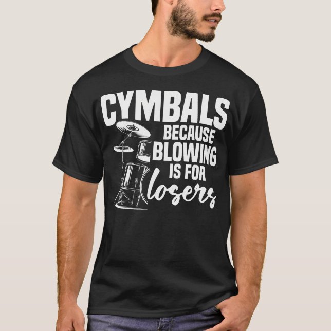 Camiseta Conjunto de platillos para tambores Accesorios de  (Anverso)
