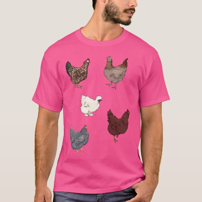 Camiseta Conjunto de Pollo (Anverso)