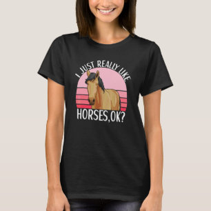Camiseta Conjunto de propietario de equitación de caballo e