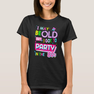 Camiseta Conjunto de rave para mujeres de los 80 y disfraz 