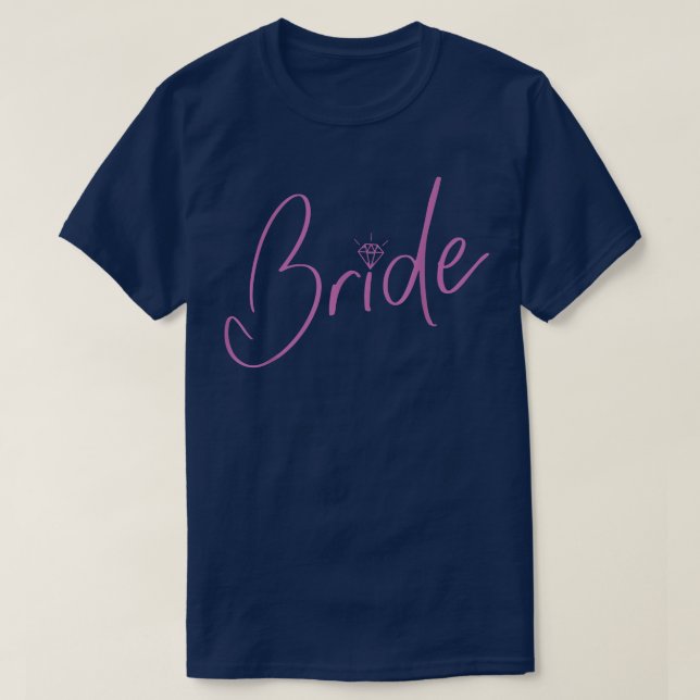 Camiseta Conjunto de soltera para novia (Diseño del anverso)