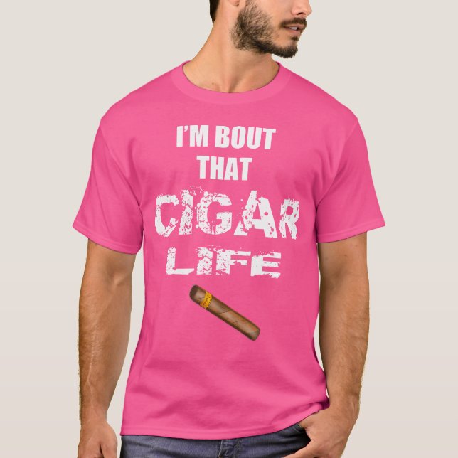 Camiseta Conjunto divertido de accesorios de cigarros Idea  (Anverso)