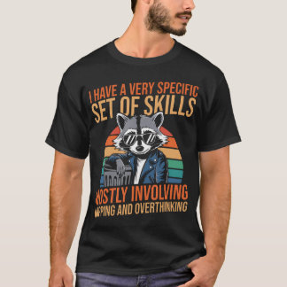 Camiseta Conjunto Específico De Habilidades Dormir Pensar D