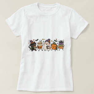 Camiseta Conjunto Espeluznante y Adorable de Halloween con