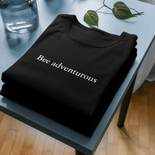 Camiseta conjunto estético cita Bee adventurous