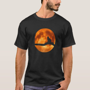 Camiseta Conjunto romántico gato luna gato mamá gato soport