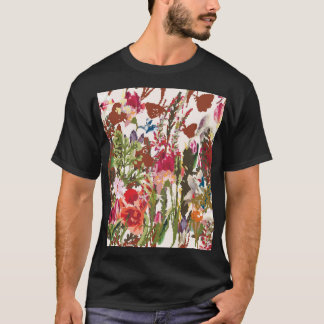 Camiseta Conjunto vintage de planta diversa