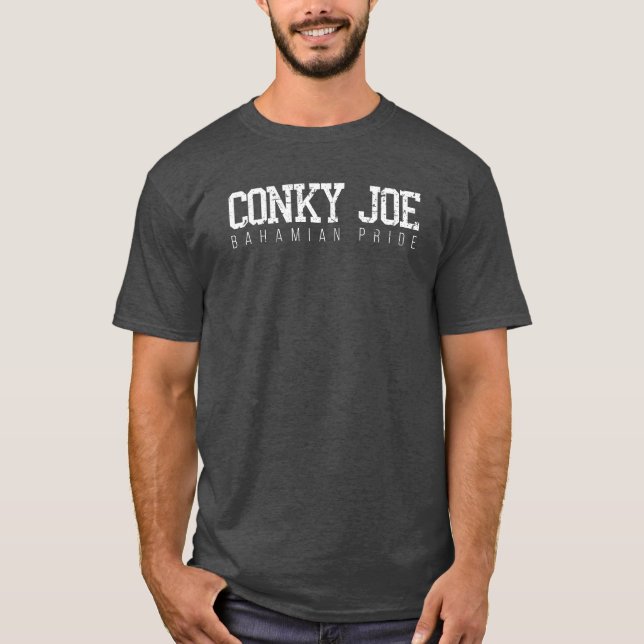 Camiseta Conky Joe Bahamian Independencia de Bahamas (Anverso)