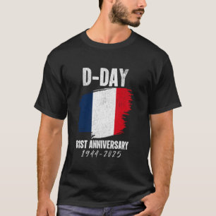 Camiseta Conmemoración del 81º Aniversario del Día D 1944-2