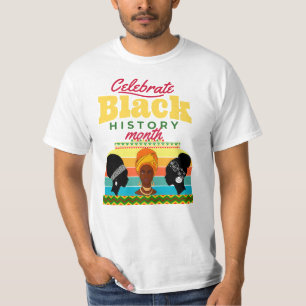 Camiseta Conmemoración del mes de la historia negra"