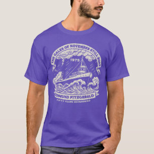 Camiseta Conmemoración Edmund Fitzgerald Grandes Lagos Marí