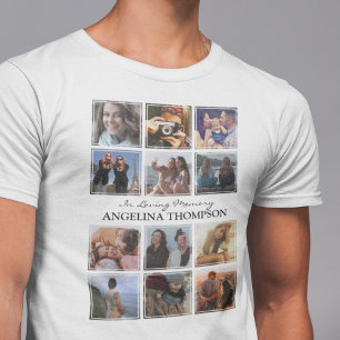 Camiseta conmemorativa de 12 fotos – En cariñoso r