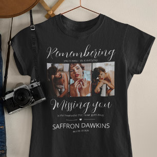 Camiseta conmemorativa de 3 fotos tributo