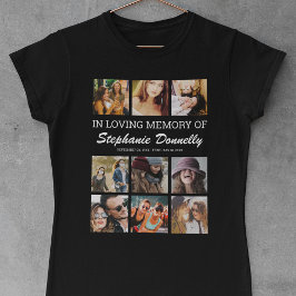 Camiseta conmemorativa de 9 fotos - En memoria que