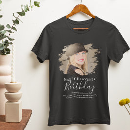 Camiseta conmemorativa de cumpleaños tributo fotog