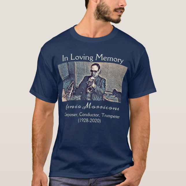 Camiseta conmemorativa de Ennio Morricone (Anverso)